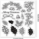 Clearstamps - Järnek med röda bär