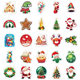 Stickers - Glada julmotiv - 50st