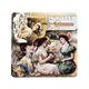 Stickers - Damer i vintagestil - Gula toner