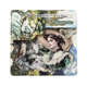 Stickers - Damer i vintagestil - Vita toner
