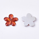 Rhinestones - Blommor - Röda - 50st