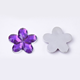 Rhinestones - Blommor - Lila - 50st