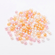 Glaspärlor - Rosa & Creme Mix - 400st  - 4mm