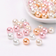 Glaspärlor -  Rosa & Creme Mix - 100st  - 8mm