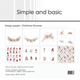 Scrapbookingpapper - 30x30cm - Christmas Gnomes