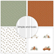 Scrapbookingpapper - 15x15cm - Kids Christmas