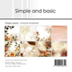 Scrapbookingpapper - 15x15cm - A touch of autumn