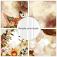 Scrapbookingpapper - 15x15cm - A touch of autumn