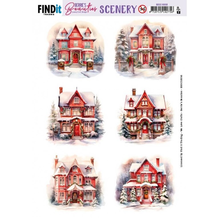 Push Out Scenery - Berries Beauties - House - Square