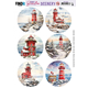 Push Out Scenery - Berries Beauties - Snowy Lighthouse - Round