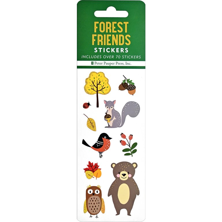 Sticker Set - Forest Friends - 6st ark