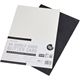 A4 Double Sided Glitter Pack - Black & White - 350gsm - 6st