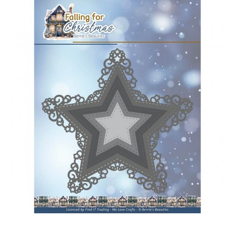 Berries Beauties Dies - Falling For Christmas Star Frame