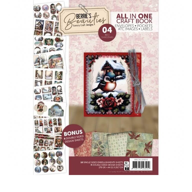 Berries Beauties - All-in-one Craft Book 4 - Red Christmas