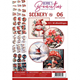 Bok med 3D-Push out - Scenery Red Winter