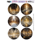 Push Out Scenery - Frosted Gold Christmas 1 Round