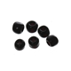 Svarta Keramiska Pärlor - 50g - Ca 500st - 4mm
