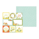 Scrapbookingpapper - 15x15 cm - Fresh Lemonade