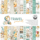 Scrapbookingpapper - 30x30 cm - Travel Journal