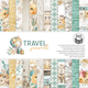 Scrapbookingpapper - 15x15 cm - Travel Journal