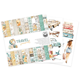 Scrapbookingpapper - 15x15 cm - Travel Journal