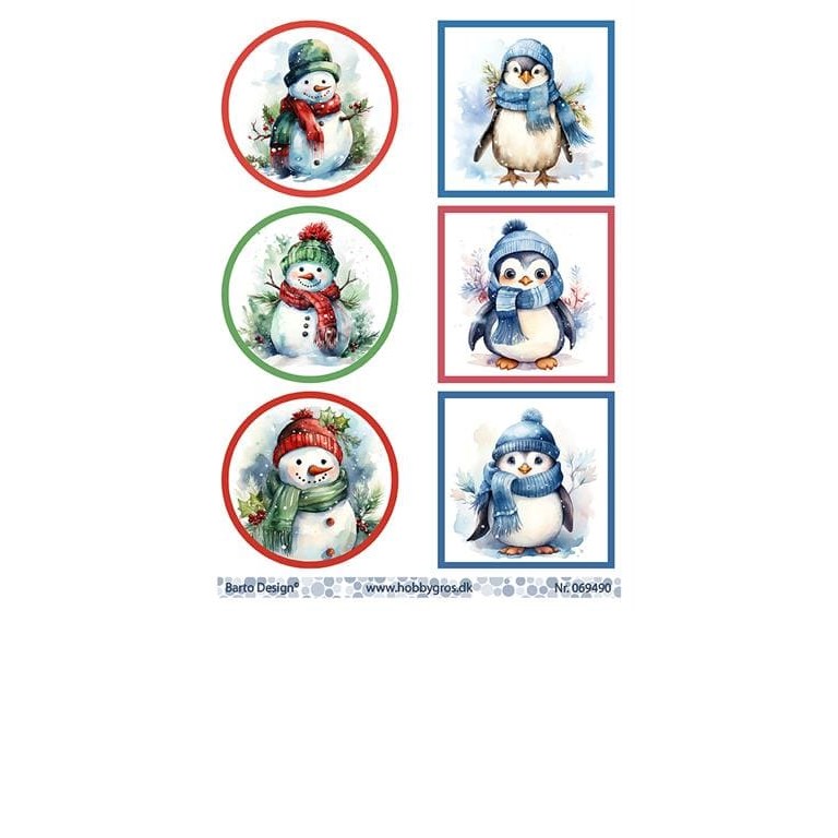 Klippark - Barto Design - Snögubbar