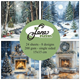 Scrapbookingpapper - 30x30cm - Christmas Spirit