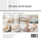 Scrapbookingpapper - 15x15cm - Modern and Abstract