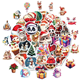 Stickers - Julmix Djur - 50st