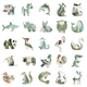 Stickers - Sagodjur - 50st