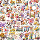 Stickers - Blommiga motiv - 50st