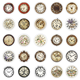 Stickers - Klockor - 50st