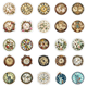 Stickers - Klockor - 50st