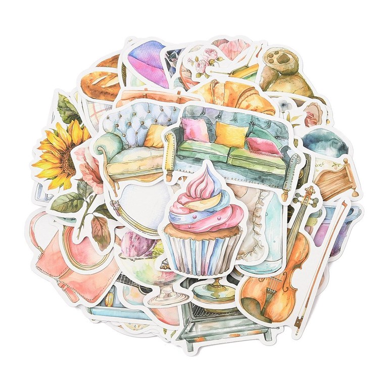 Stickers - Fina motiv från hemmet - 50st