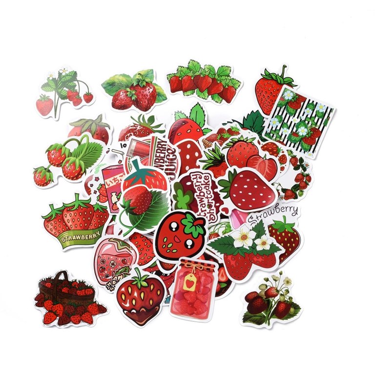 Stickers - Jordgubbar - 50st