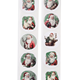 Stickers på rulle - Tomte med ren - 500st