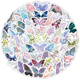Stickers - Fjärilsmix - 100st