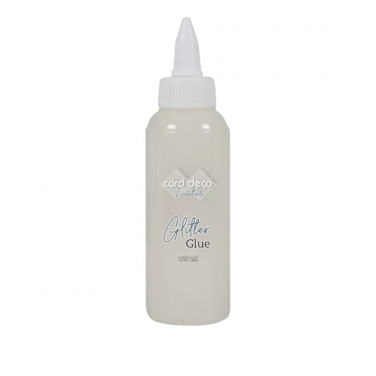 Glitterlim - Holografisk vit - 120ml