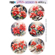 Push Out Scenery - Poinsettia - Round