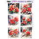 Push Out Scenery - Poinsettia - Square