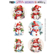 Push Out Sceenery - Berries Beauties - Snowmen Round
