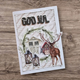 PY Hobby Dies - God Jul - Med bakgrund - 6,5 x 1,9cm