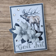 PY Hobby Dies - God Jul - Med Bakgrund - 5,2 x 3,9cm
