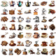 Stickers - Kaffe - 50st