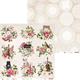 Scrapbookingpapper - 30x30 cm - Dear Love