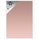 A4 Metallic Mirror Card - Burnished Rose - Satin - 5st