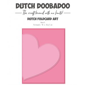 Stencil - Fold Art Heart - 18 x 26,5 cm