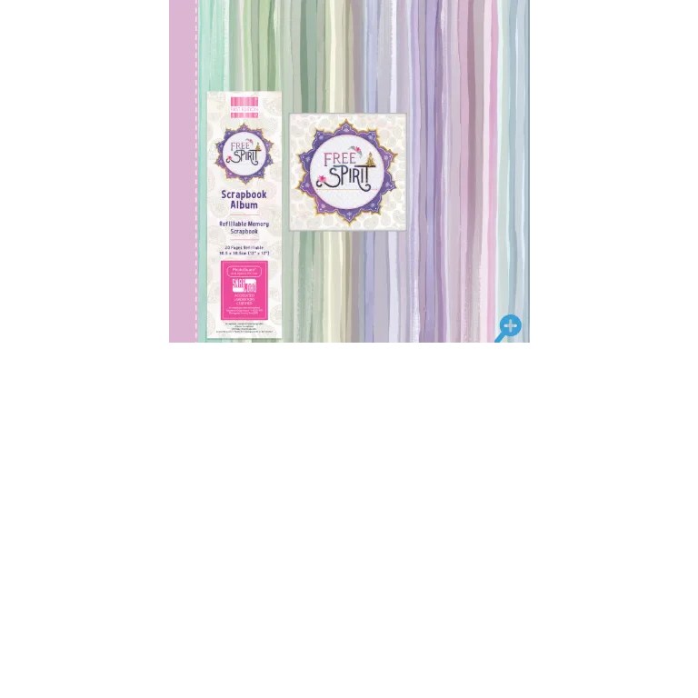 Scrapbookingalbum - Free Spirit - Stripes - 30x30cm