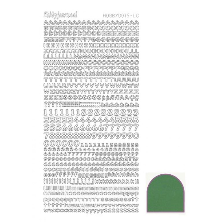Stickers - Bokstäver och Siffror - Grön