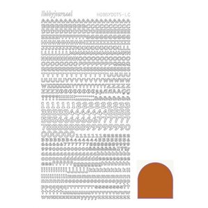 Stickers - Bokstäver och Siffror - Koppar